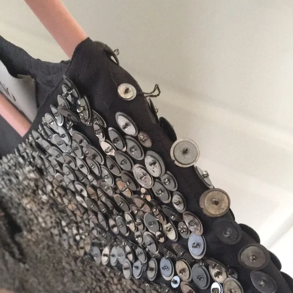 ASO Blair Waldorf Gossip Girl Valentino Sequin Silk Dress US 8 - Picture 7 of 12